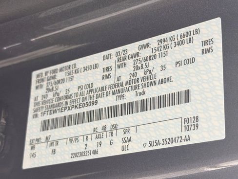 Used 2023 Ford F150 XLT w/ Equipment Group 302A High AWD/4WD image 12