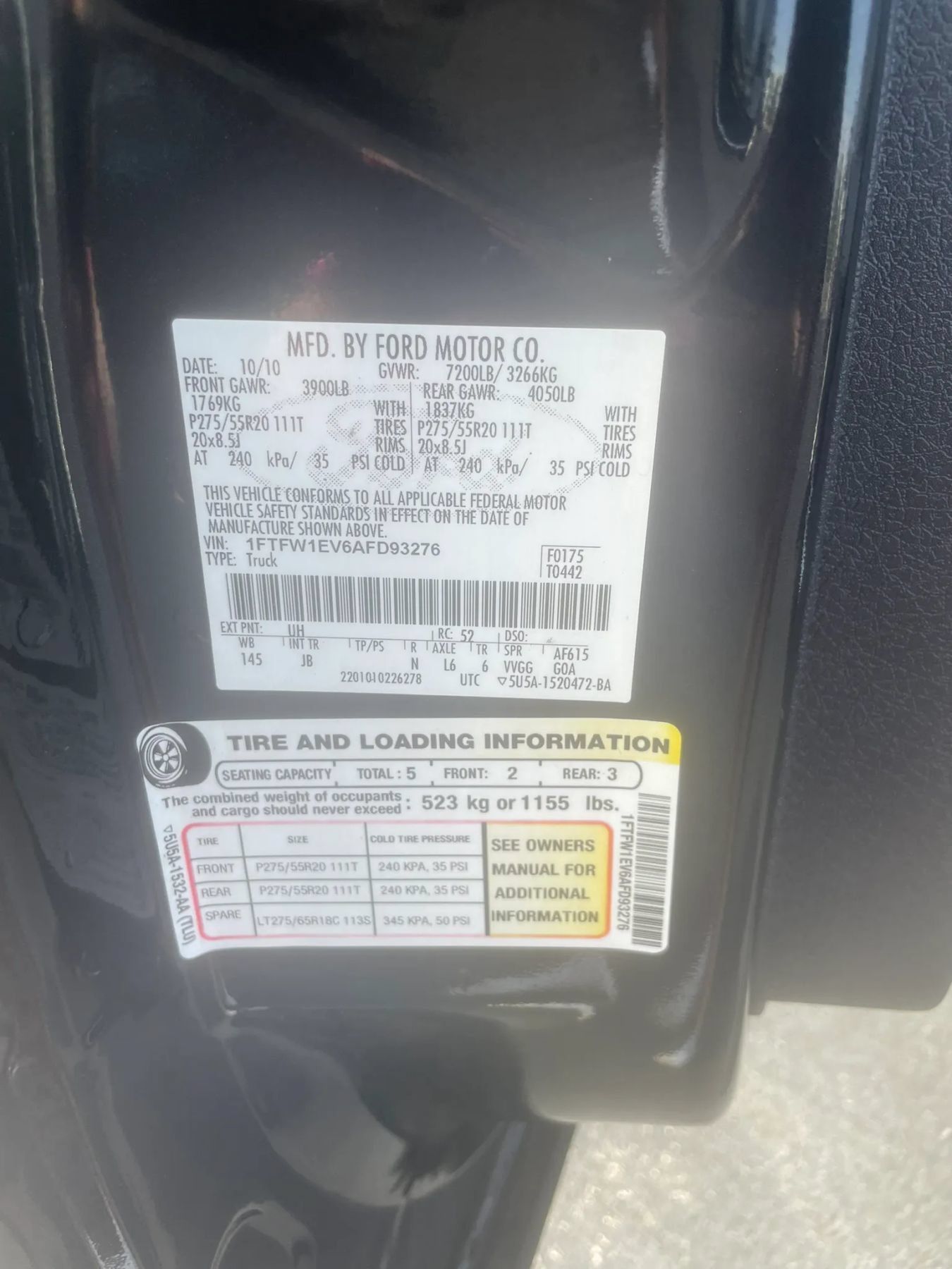 Used 2010 Ford F150 FX4 AWD/4WD image 27