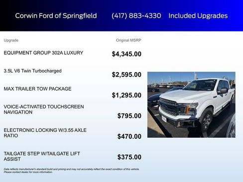 Used 2019 Ford F150 XLT w/ Equipment Group 302A Luxury image 5