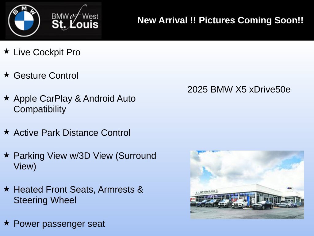 Used 2025 BMW X5 xDrive50e AWD/4WD image 4