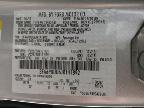 Used 2018 Ford Fusion S image 33