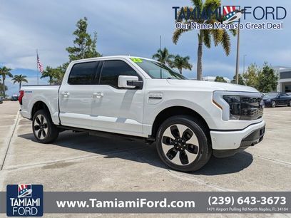 Certified 2023 Ford F150 Lightning Platinum