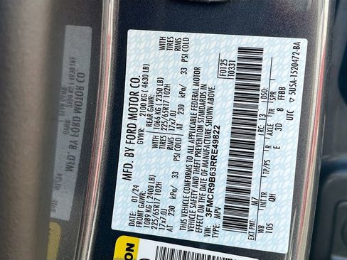 Used 2024 Ford Bronco Sport Big Bend w/ Convenience Package AWD/4WD image 32