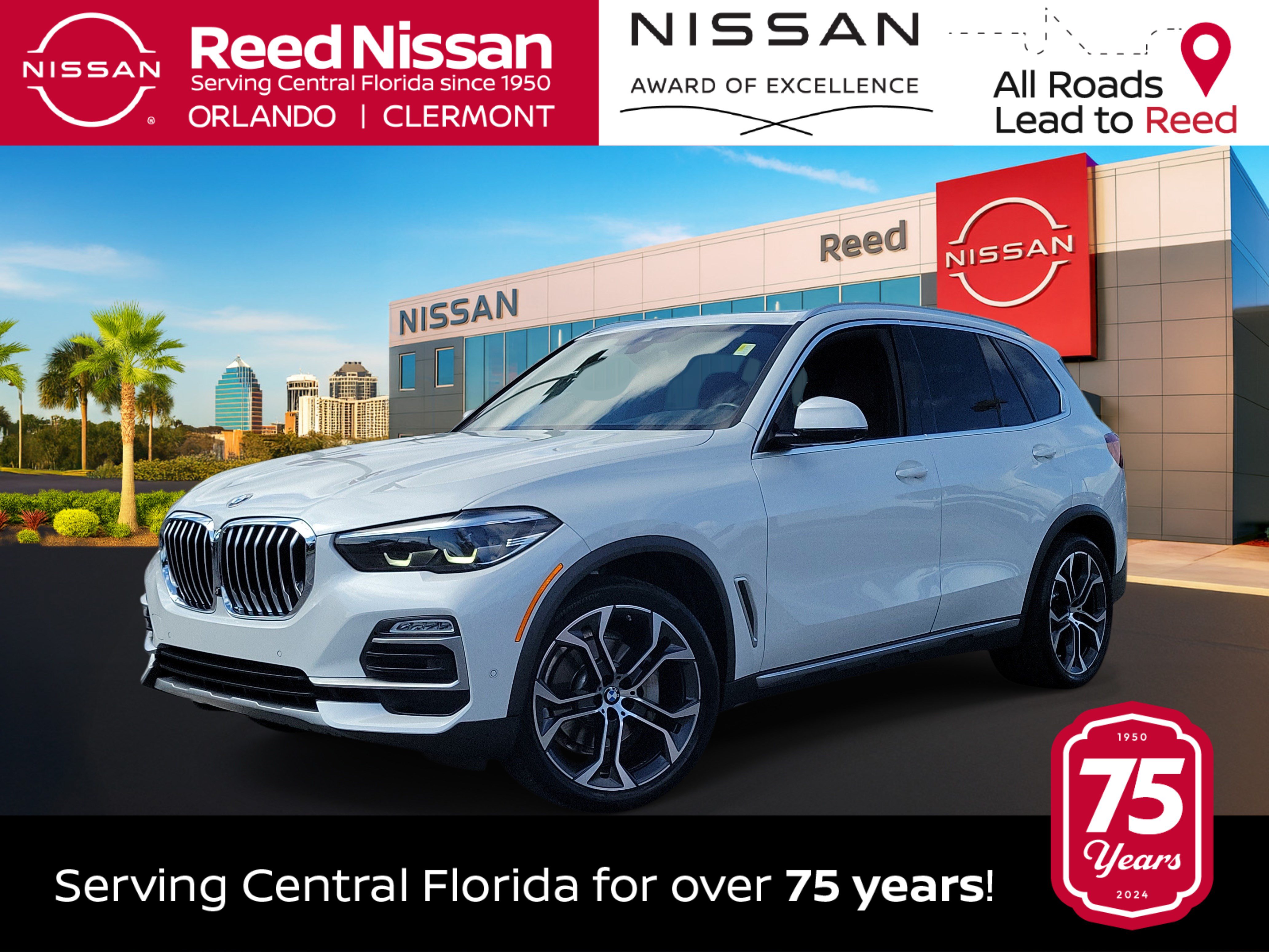 Used 2021 BMW X5 sDrive40i w/ Premium Package RWD image 1
