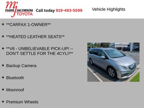 Used 2018 Honda Odyssey EX-L image 5