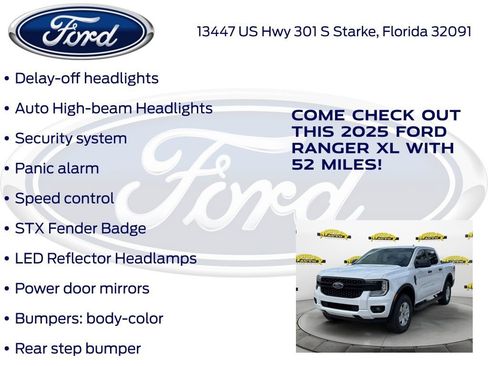 New 2025 Ford Ranger XL w/ Trailer Tow Package image 30
