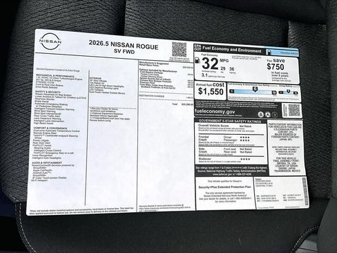 New 2026 Nissan Rogue SV image 21