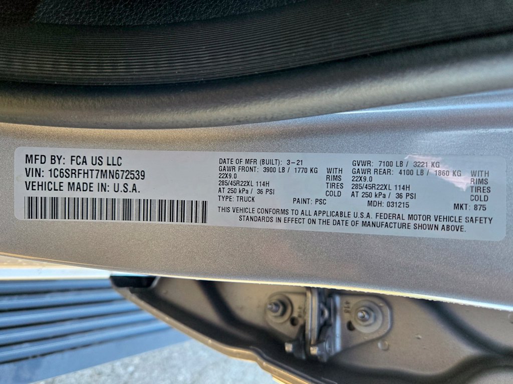 Used 2021 RAM 1500 Limited AWD/4WD image 35