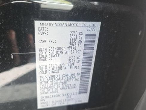Certified 2024 INFINITI QX60 Luxe w/ Cargo Package FWD image 7