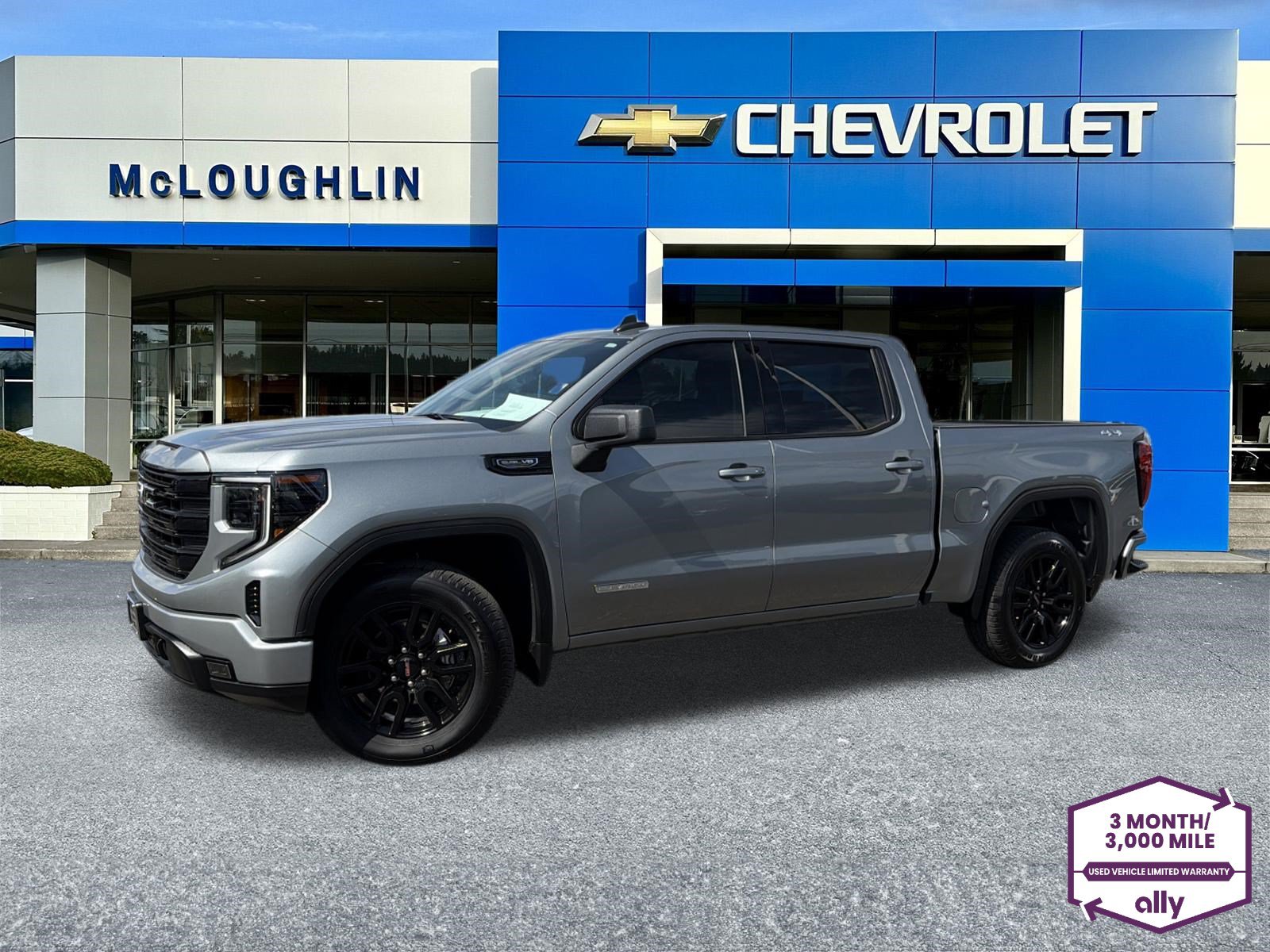 Used 2025 GMC Sierra 1500 Elevation w/ LPO, Elevation Black Package AWD/4WD 360° Tour