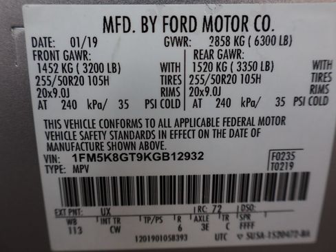 Used 2019 Ford Explorer Sport AWD/4WD image 48