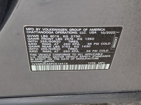 Used 2023 Volkswagen Atlas SEL R-Line AWD/4WD image 38