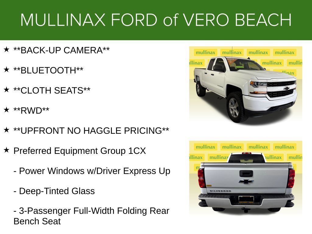 Used 2018 Chevrolet Silverado 1500 Custom w/ Custom Convenience Package RWD image 5