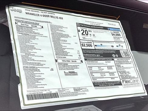 New 2026 Jeep Wrangler Willys AWD/4WD image 13