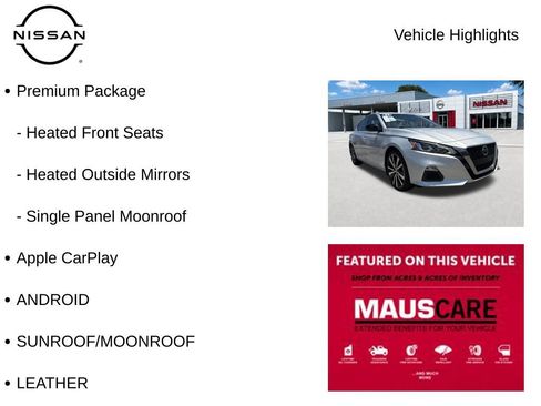 Used 2020 Nissan Altima 2.5 SR w/ Premium Package FWD image 8