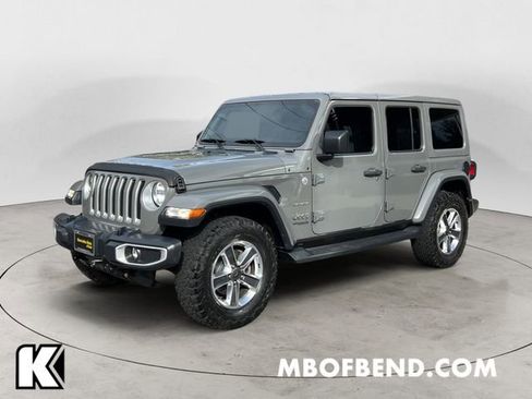 Used 2020 Jeep Wrangler Unlimited Sahara w/ Uconnect 4C Nav & Sound Group image 1