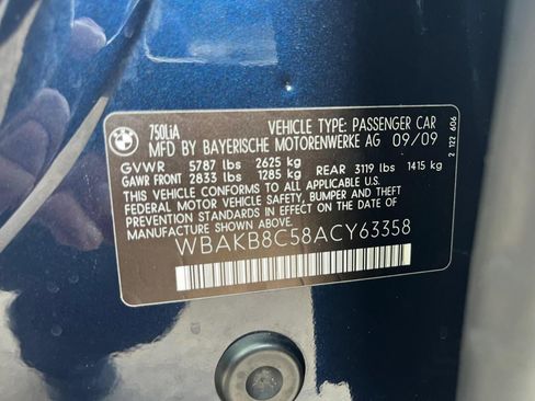 Used 2010 BMW 750Li image 13