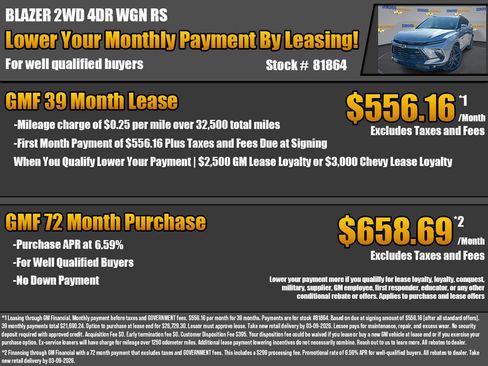 New 2025 Chevrolet Blazer RS image 2