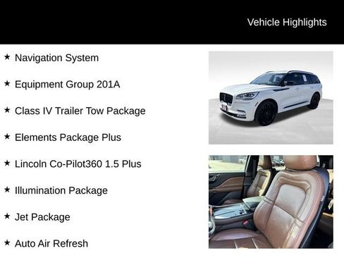 Used 2022 Lincoln Aviator Reserve w/ Equipment Group 201A AWD/4WD image 8