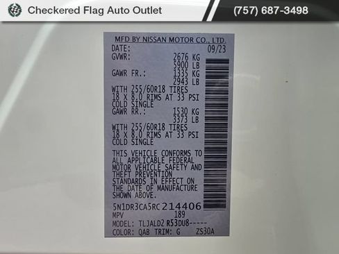 Used 2024 Nissan Pathfinder SL FWD image 53