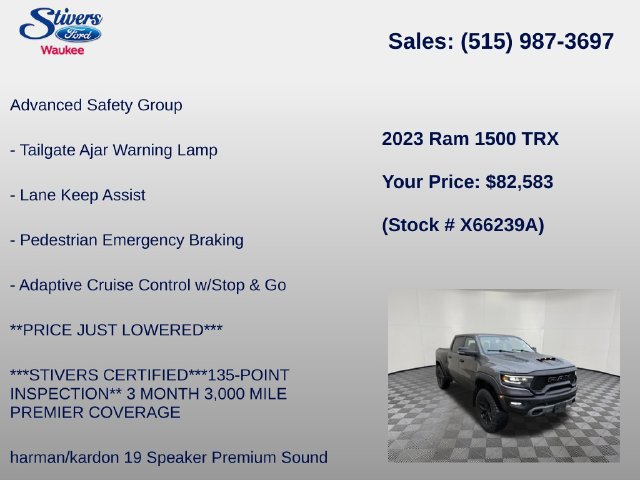 Used 2023 RAM 1500 TRX w/ TRX Level 2 Equipment Group AWD/4WD image 32