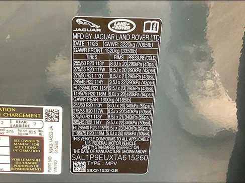 Certified 2026 Land Rover Range Rover Sport SE AWD/4WD image 20