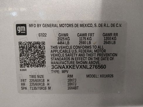 Used 2022 Chevrolet Equinox LT FWD image 33