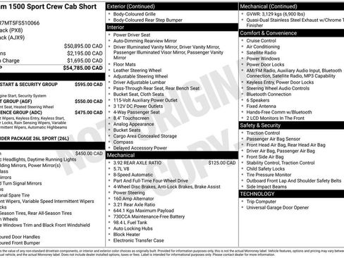 Used 2015 RAM 1500 Sport w/ Remote Start & Security Group image 29