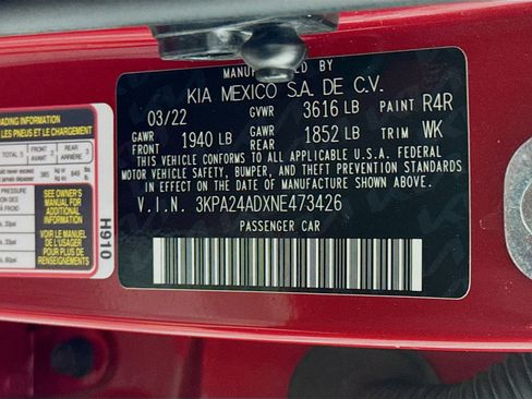 Used 2022 Kia Rio S image 71