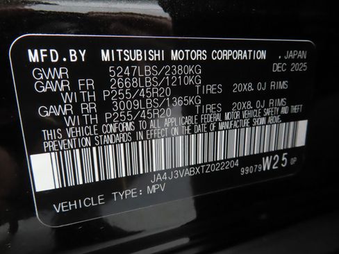 New 2026 Mitsubishi Outlander SE FWD image 27
