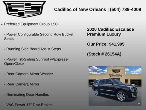 Used 2020 Cadillac Escalade Premium Luxury RWD image 7