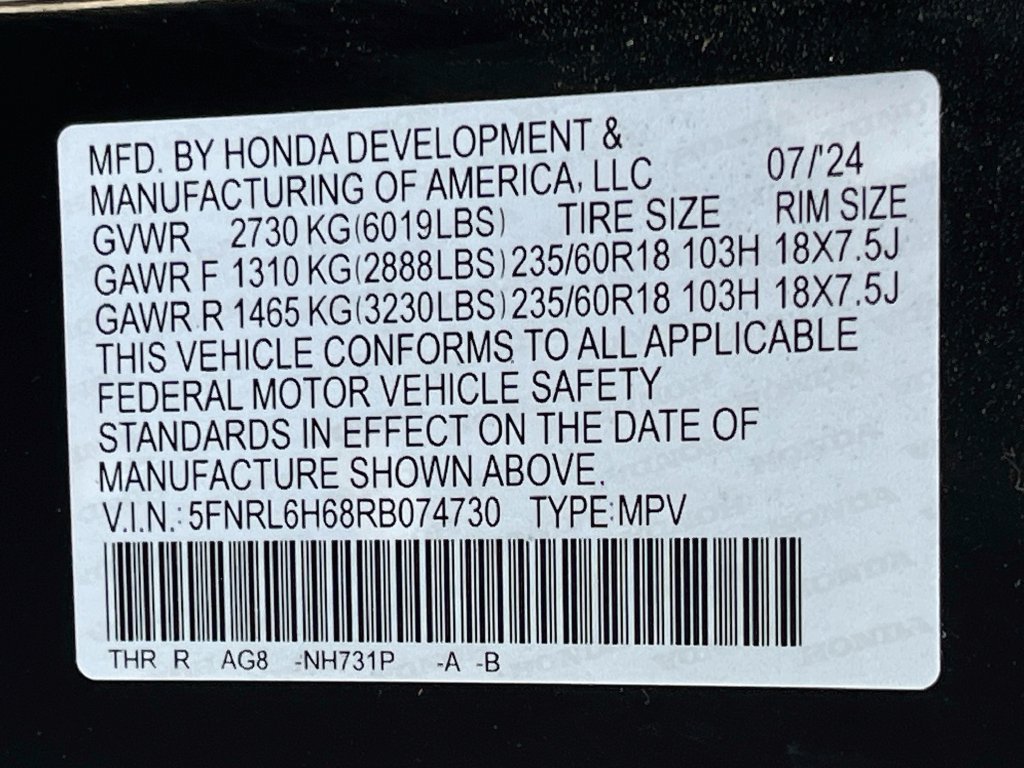 Used 2024 Honda Odyssey EX-L image 33