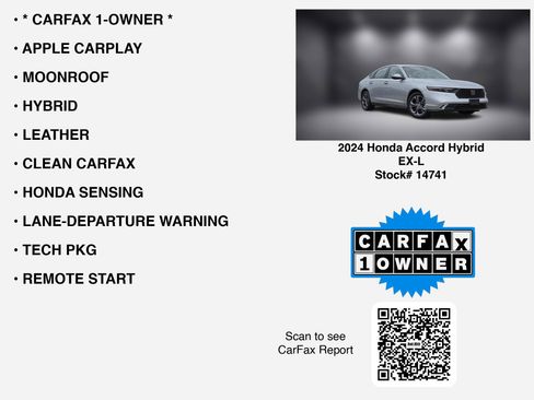 Used 2024 Honda Accord EX-L image 6