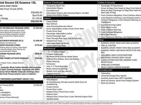 Used 2021 Buick Encore GX Essence w/ Advanced Technology Package image 19