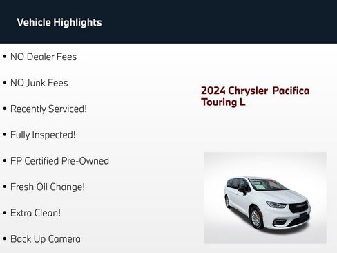 Used 2024 Chrysler Pacifica Touring-L FWD image 64