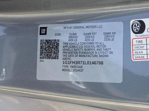 Certified 2020 Chevrolet Camaro SS RWD image 18