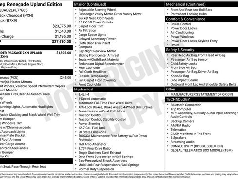 Used 2020 Jeep Renegade Sport AWD/4WD image 46