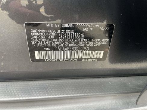 Used 2022 Subaru WRX image 10