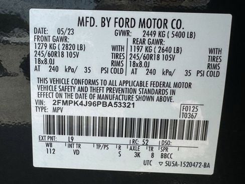 Certified 2023 Ford Edge SEL w/ Convenience Package AWD/4WD image 35