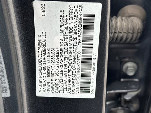 Used 2023 Honda Accord EX image 29