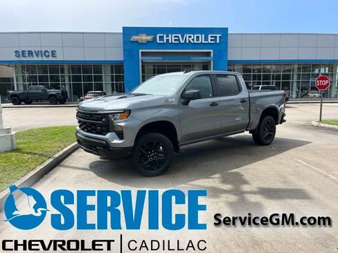 New 2026 Chevrolet Silverado 1500 Custom Trail Boss w/ Turbomax Blackout Package AWD/4WD image 1