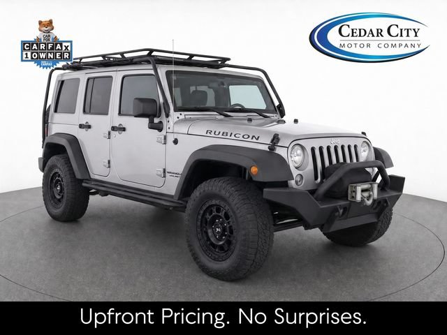 Used 2015 Jeep Wrangler Unlimited Rubicon w/ Connectivity Group AWD/4WD image 1