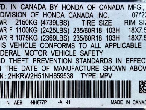 Used 2022 Honda CR-V EX image 24