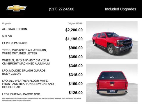 Used 2016 Chevrolet Silverado 1500 LT w/ All Star Edition image 5