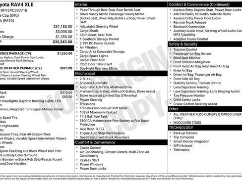 Certified 2023 Toyota RAV4 XLE w/ Convenience Package AWD/4WD image 27