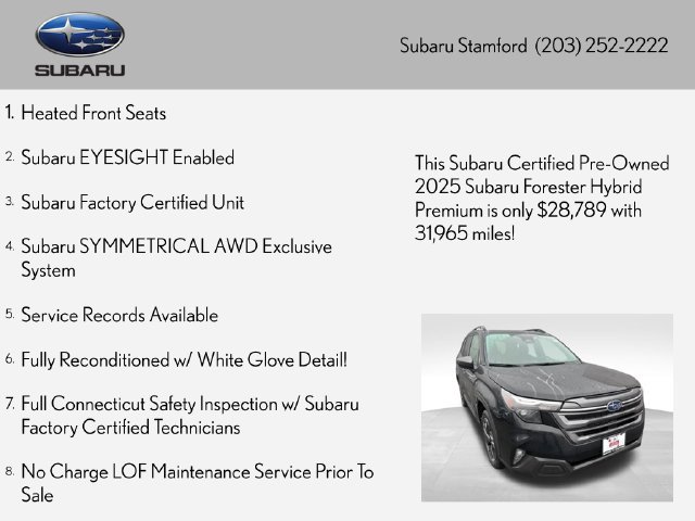 Used 2025 Subaru Forester Premium AWD/4WD image 2