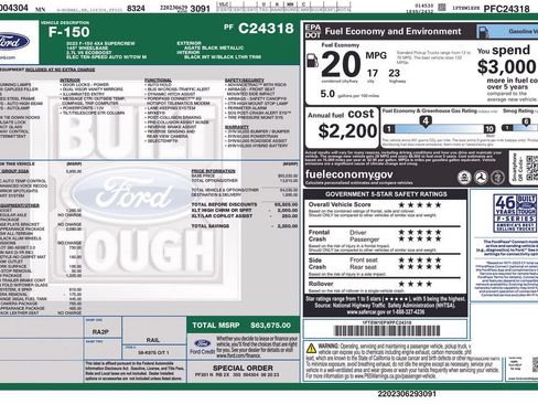 Certified 2023 Ford F150 XLT w/ Equipment Group 302A High AWD/4WD image 33