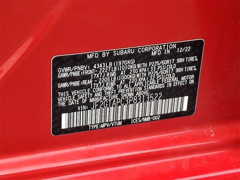 Used 2023 Subaru Crosstrek 2.0i Premium image 27