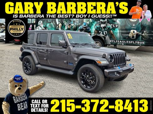 Used 2021 Jeep Wrangler Unlimited Sahara AWD/4WD image 1
