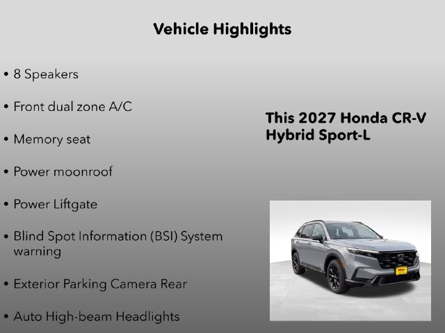 New 2027 Honda CR-V Sport-L image 31